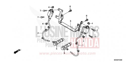 BOBINE D'ALLUMAGE NC700XAD de 2013